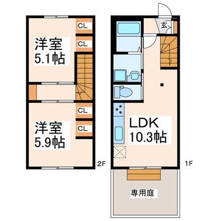 ルー・クロの物件間取画像